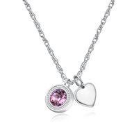 Collana Sagapo Donna Lucky Light in Acciaio Cristallo SKT01
